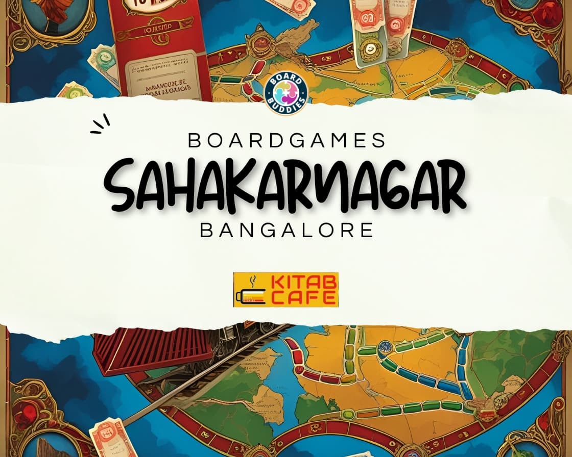 SAHAKARNAGAR ~ BOARDGAMES at KITAB CAFE | Slide 1